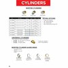 Trans Atlantic Co. 1 Polished Brass Single Mortise Cylinder with Yale Keyway DL-CYLTA550BYKA2-US3